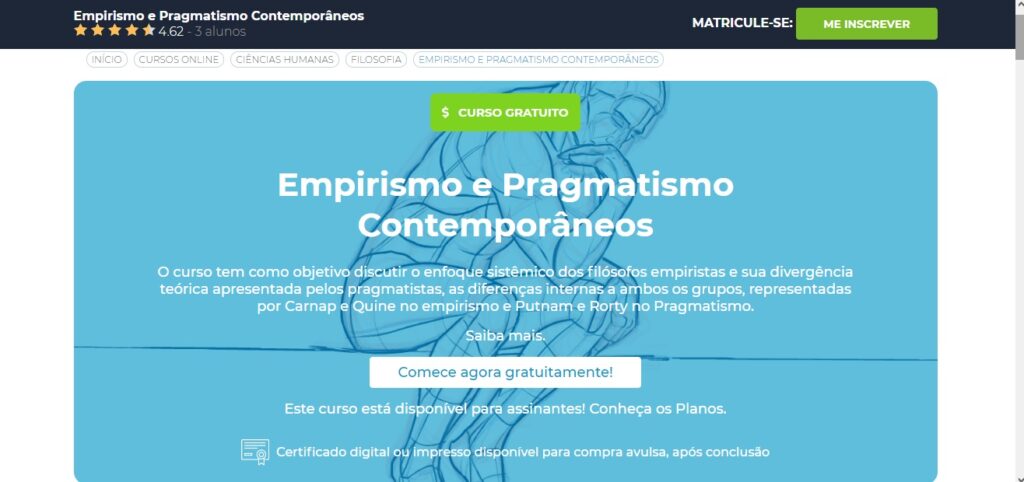 curso online e gratuito de filosofia