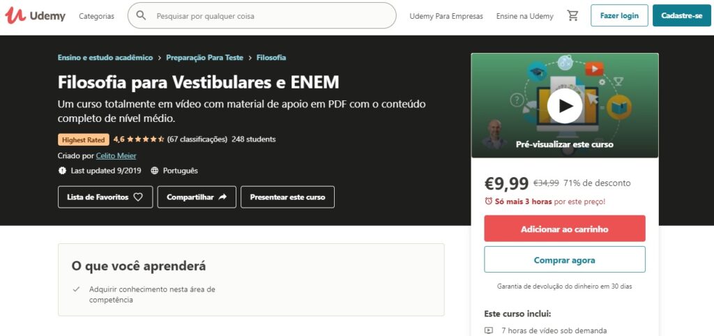 filosofia para vestibular