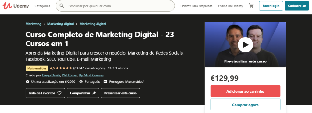 cursos online udemy