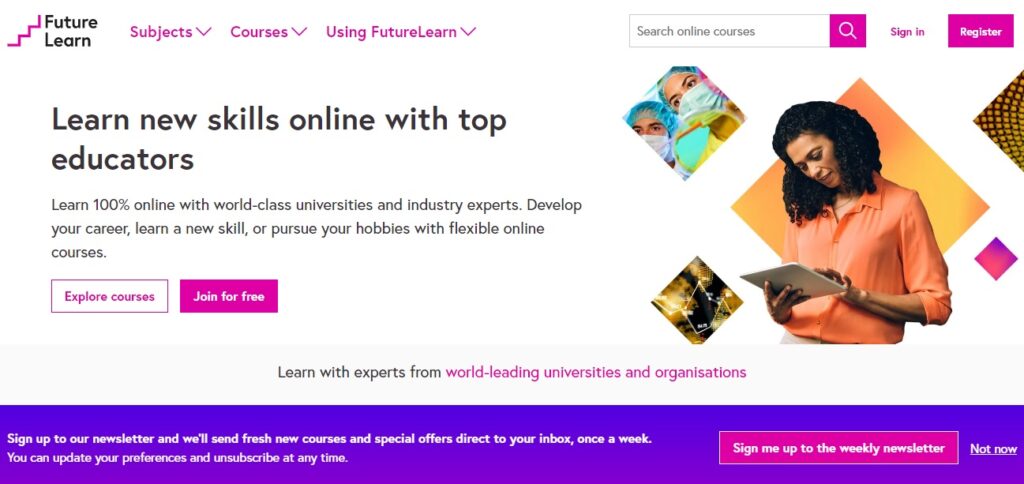 future learn cursos de línguas