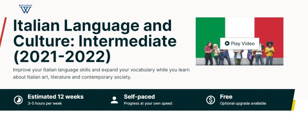 aprender italiano online edx