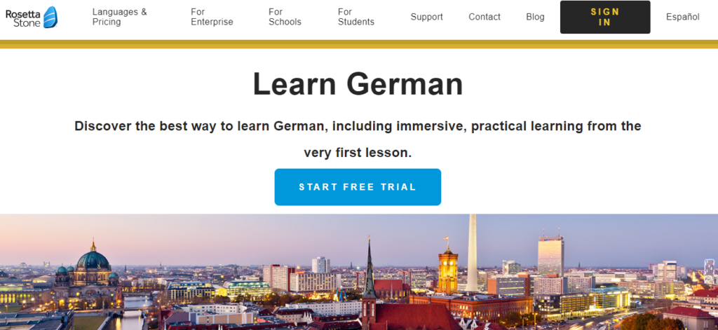 rosetta stone alemão