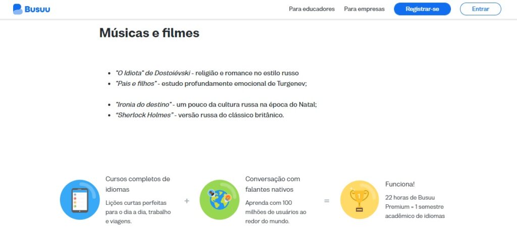 aplicativo para estudar russo