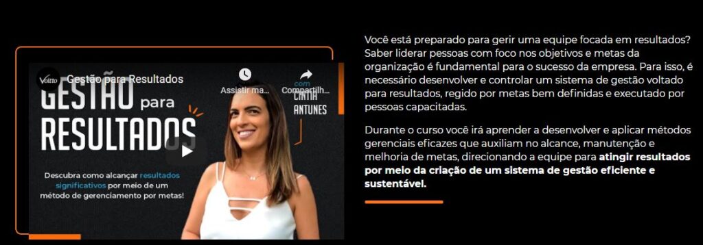 curso online de gestão voitto