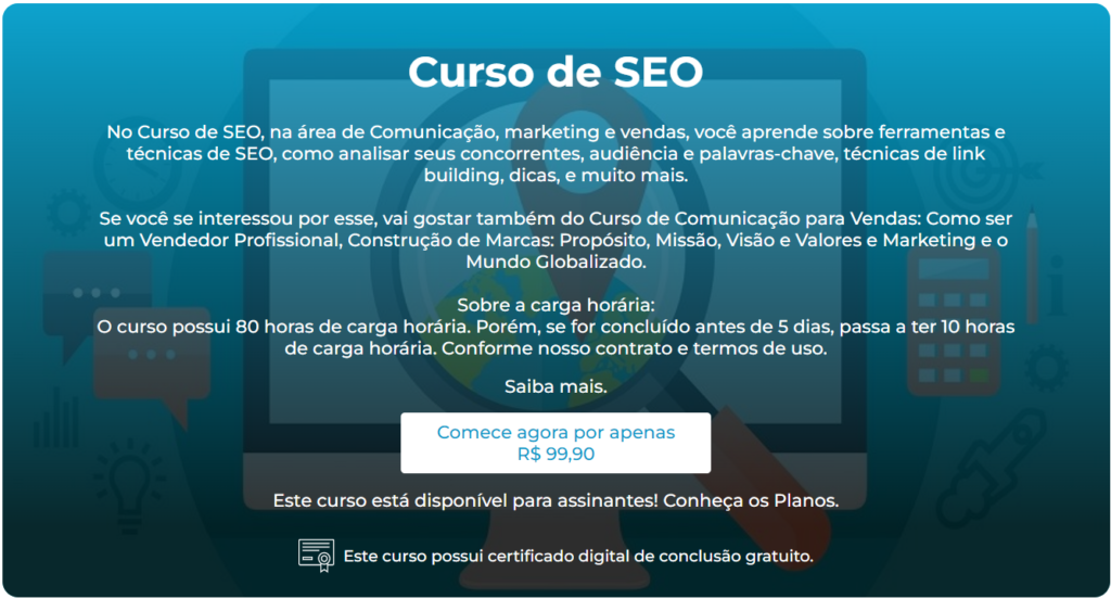 11 Melhores Cursos Online de SEO (Grátis e Pagos)
